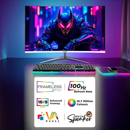 Intex IT-1901 22 inch curved Full HD monitor with razor sharp picture clarity and immersive visuals-tpstech.in
