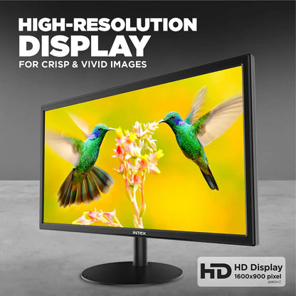 Intex IT-2401 21.5 inch HD LED monitor with high resolution display for crisp and vivid images-tpstech.in