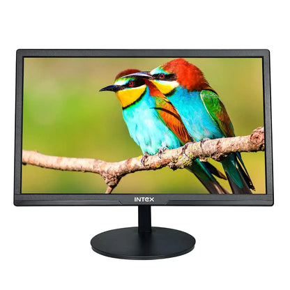 Intex IT-2401 21.5 inch HD LED monitor front view with realistic colour display-tpstech.in