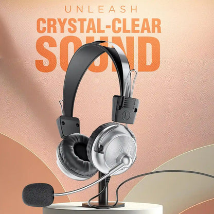 Intex Magna wired USB headphone designed for crystal-clear sound and everyday audio use -tpstech.in