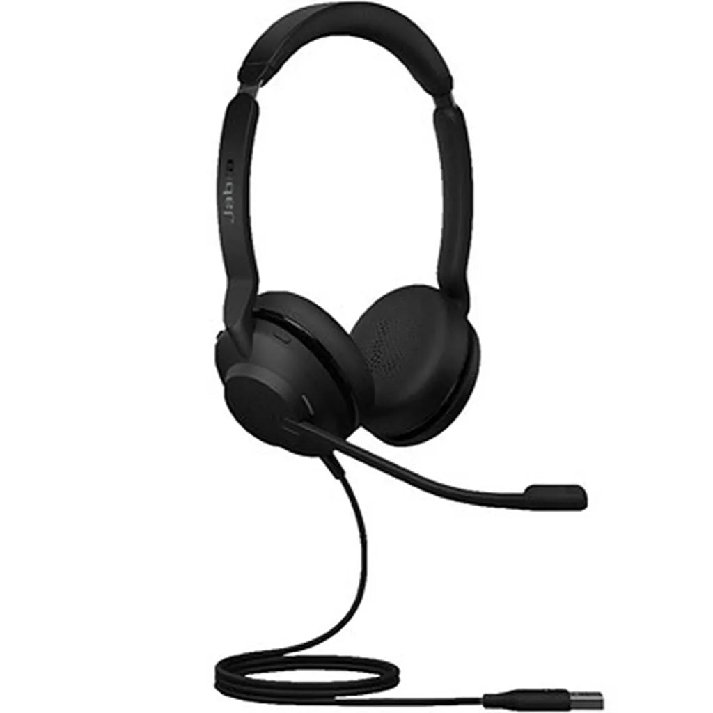 Jabra Engage 40 MS Duo Link Wired Binaural USB-A & USB-C Headset with Noise Cancellation perspective view -tpstech.in