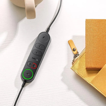 Jabra Engage 50 II Link inline controller with USB-A and USB-C connectivity for wired headset -tpstech.in