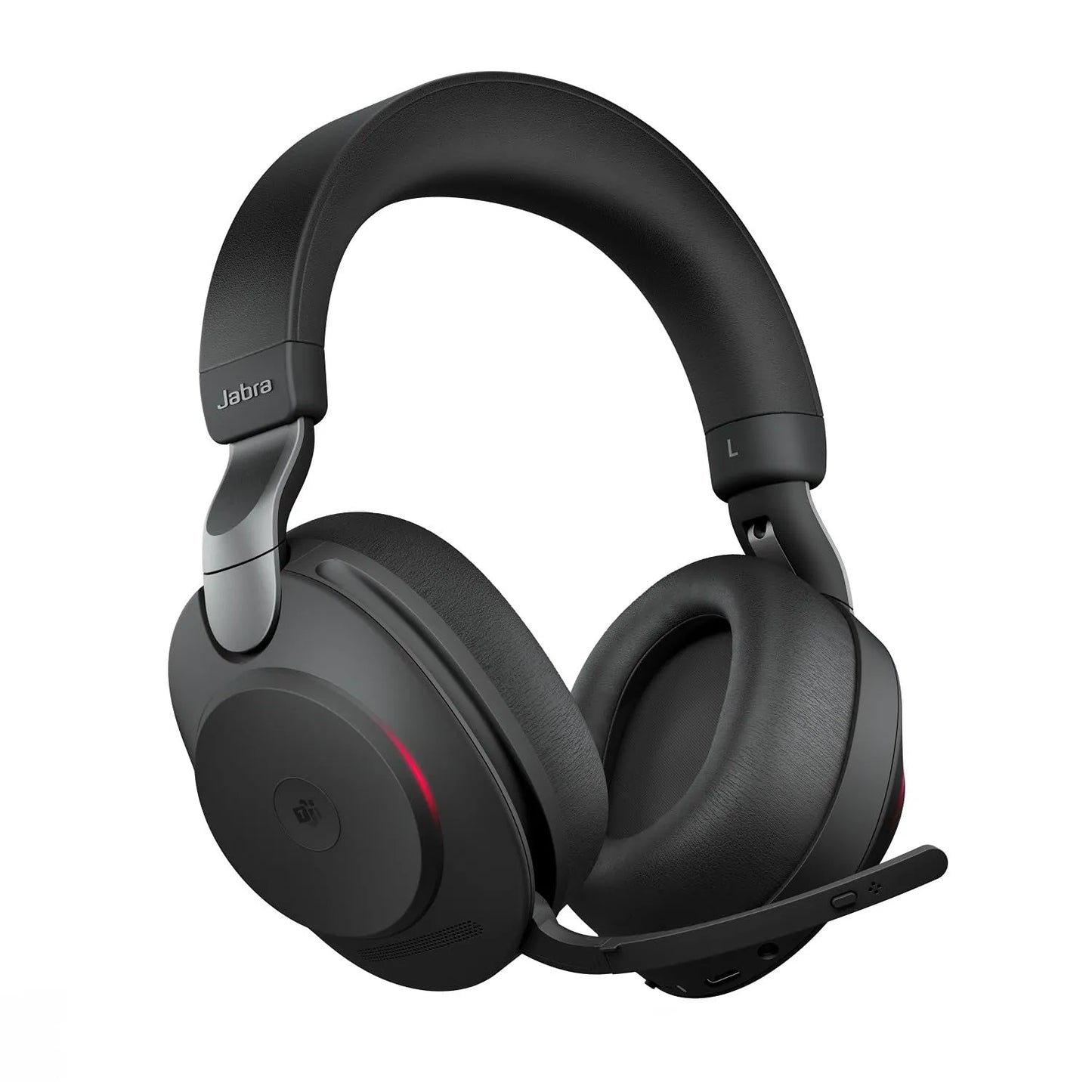 Jabra Evolve2 85 MS Stereo Black Headset with Digital Hybrid ANC and integrated busylight -tpstech.in