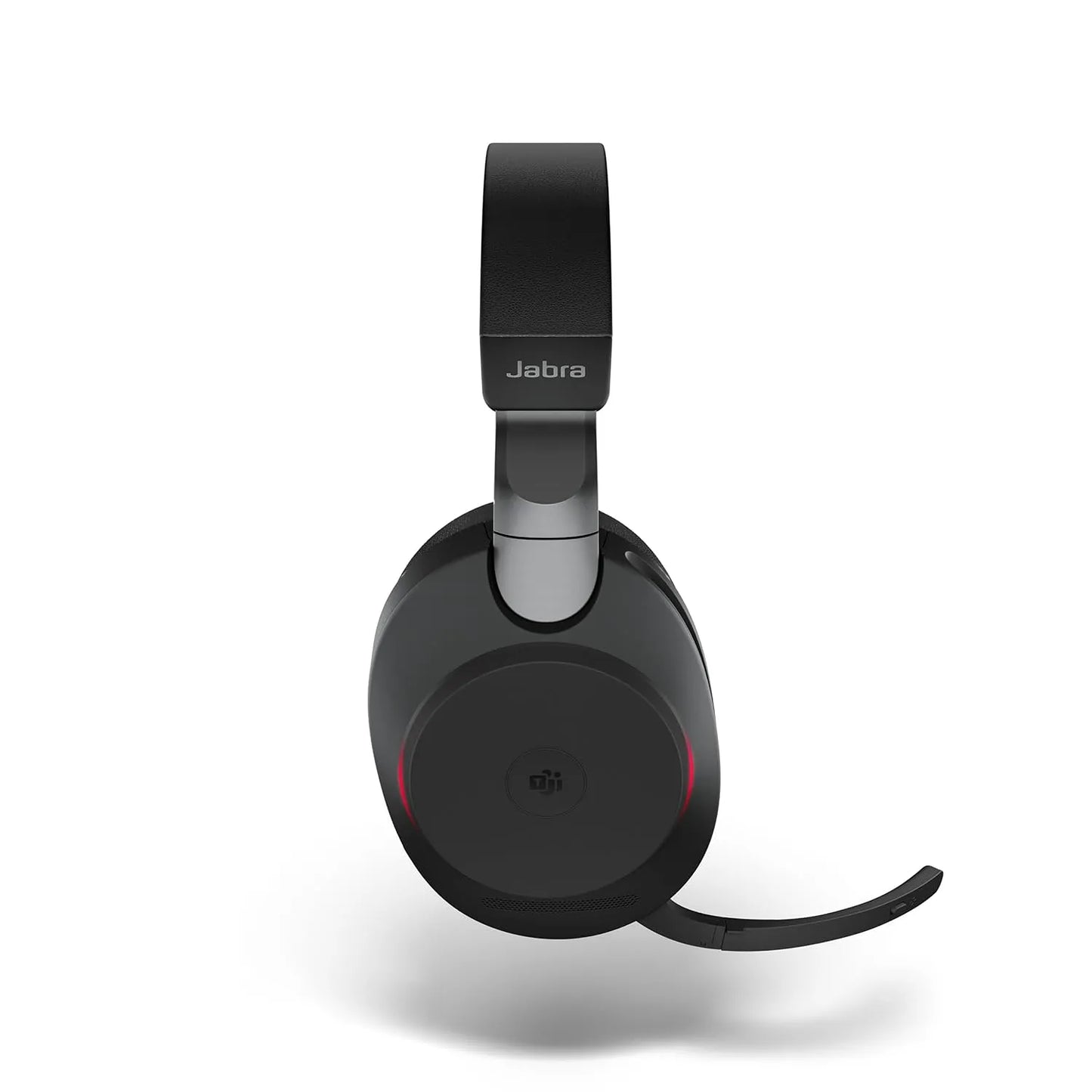 Jabra Evolve2 85 MS Stereo USB-A Headset side profile showcasing sleek earcups and fold-down boom microphone -tpstech.in