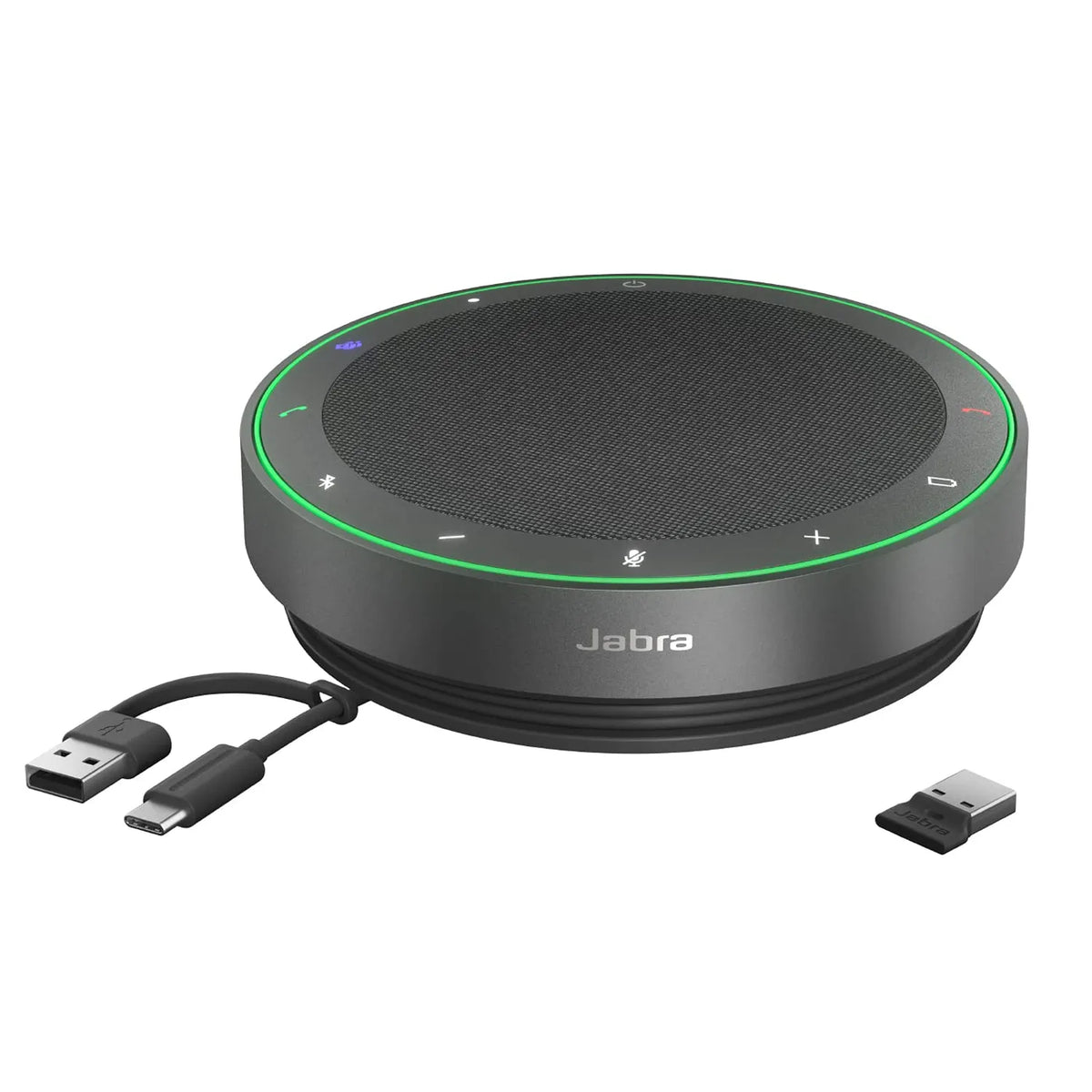 Jabra Speak2 75 UC 2775-419 Wireless Bluetooth Speakerphone with USB adapter and integrated connection cable -tpstech.in