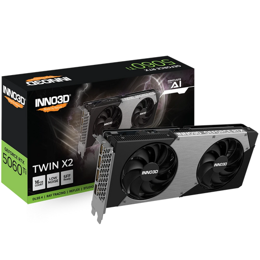 INNO3D GeForce RTX 5060 Ti 16GB TWIN X2 GDDR7 Graphics Card