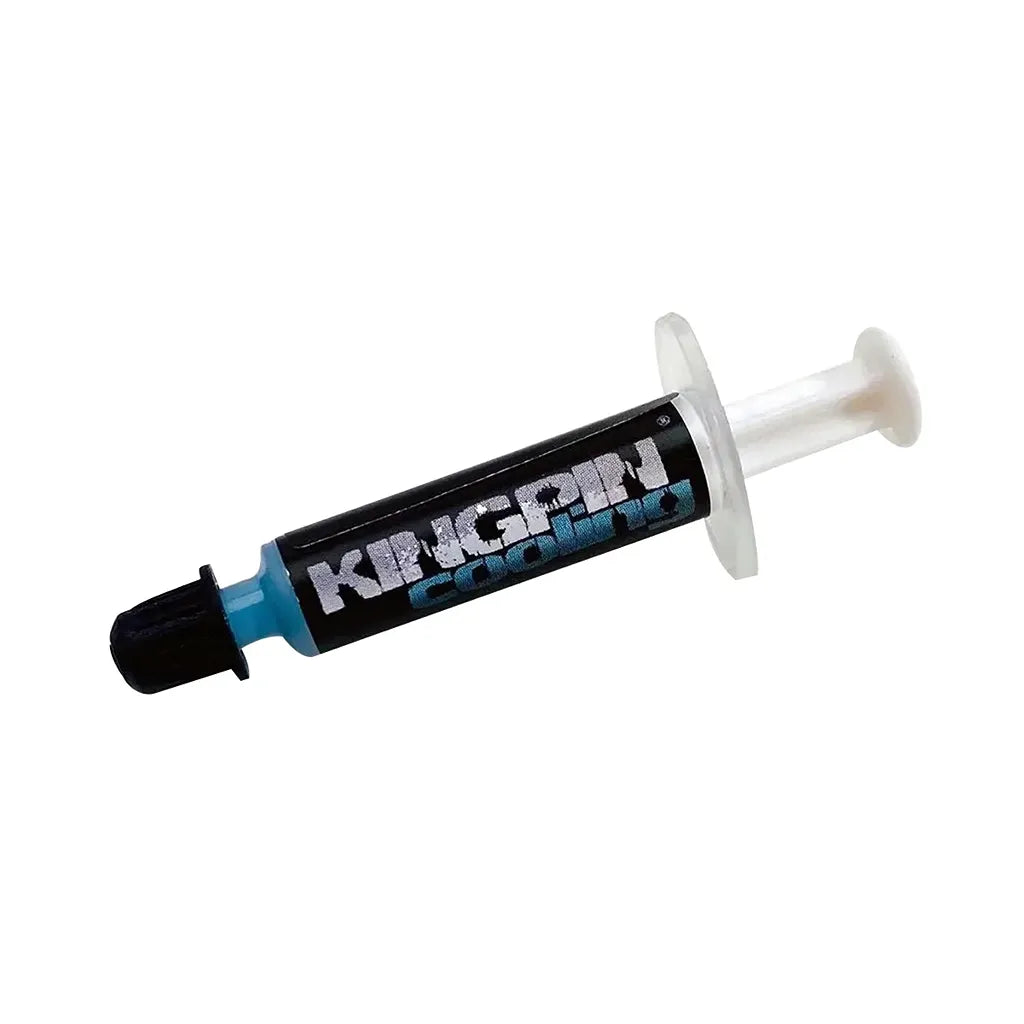 Kingpin Cooling KPx Thermal Grease 1.5g angled view thermal compound syringe for high-performance processors -tpstech.in