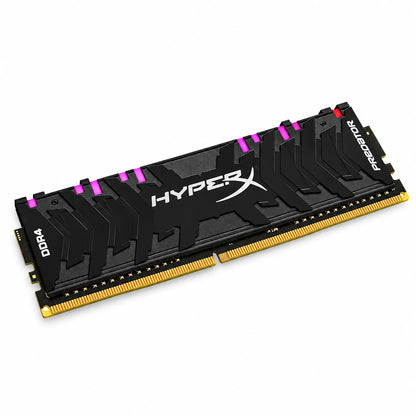 Kingston HyperX Predator RGB 8GB DDR4 4000MT/s Desktop RAM Top Perspective View -tpstech.in