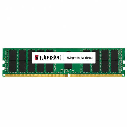 Kingston KSM56R46BS8-16HA 16GB DDR5-5600 ECC Registered RDIMM server memory front view with gold contacts for enterprise servers (tpstech.in)