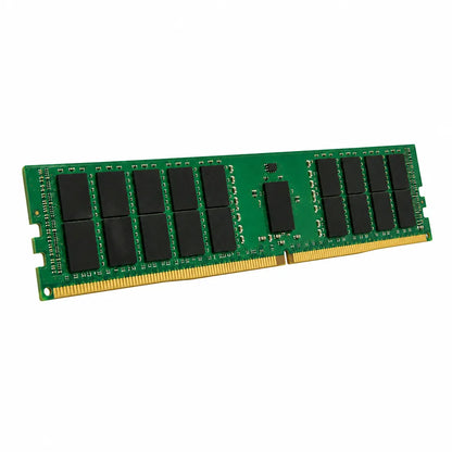 Rear angled view of Kingston KSM56R46BS8-16HA 16GB DDR5 ECC Registered RDIMM server memory with 288-pin DIMM design (tpstech.in)