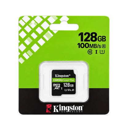 Kingston SDS3 128GB Canvas Select Plus SD Card Retail Packaging tpstech.in
