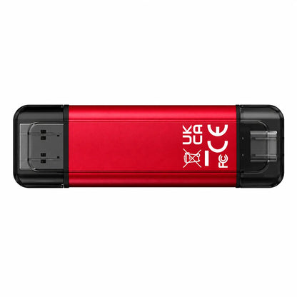Kingston SPSD 512GB Portable Solid State Drive Back View with Regulatory Markings -tpstech.in