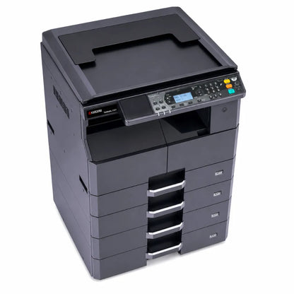Top right angle view of the KYOCERA TASKalfa 2321 A3 multifunction laser printer suitable for business and enterprise offices.