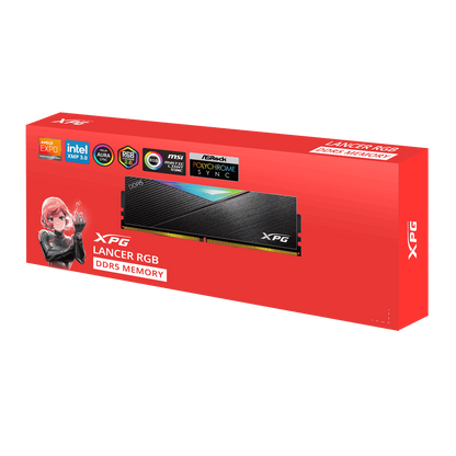 Adata XPG LANCER 32GB DDR5 RAM 6000MHz CL30 RGB Gaming Desktop Memory