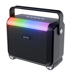 Lapcare Aster 20W Bluetooth party speaker with RGB lights and extra bass in black finish -tpstech.in