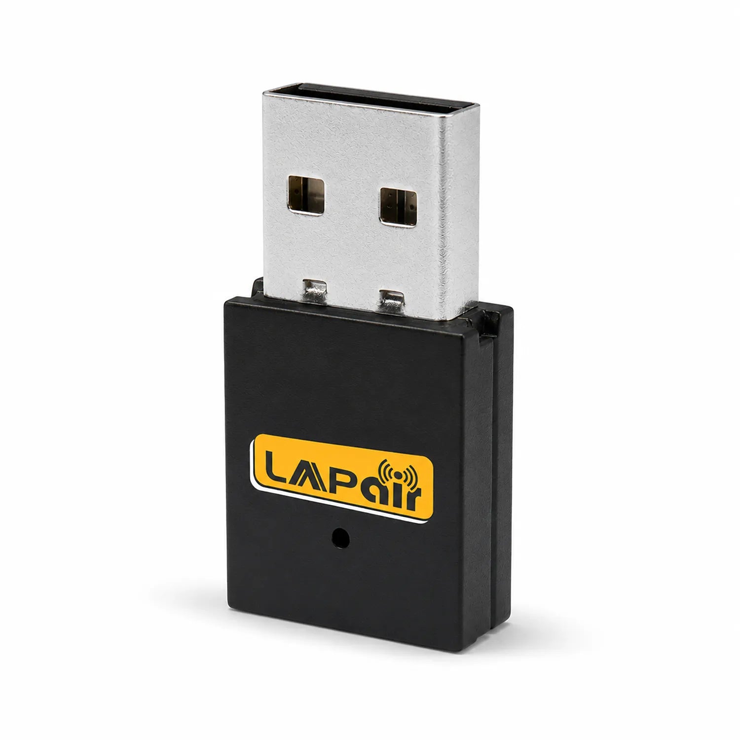 Lapcare LapAir LWD-300 300Mbps Nano Wireless USB 2.0 WiFi Adapter right angle perspective view -tpstech.in
