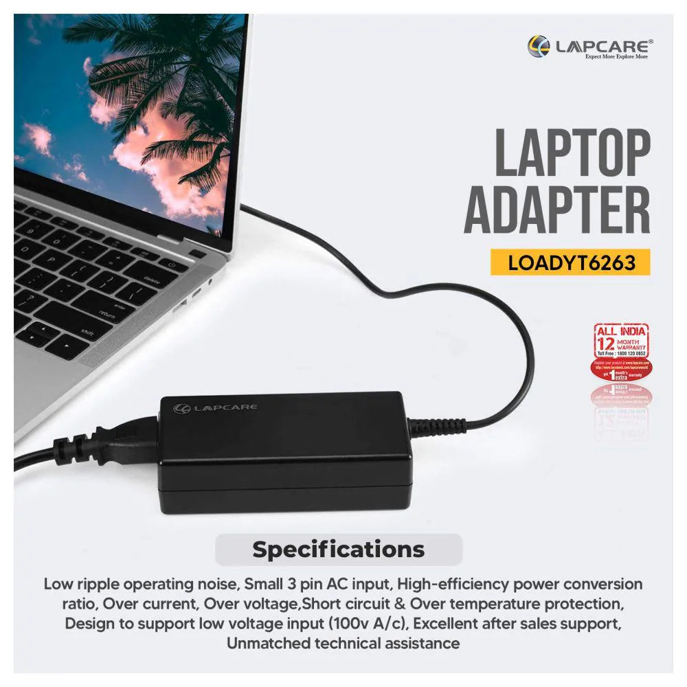 Dell Compatible 45W 19.5V 2.31A 4.5mm Small Pin Laptop Charger Adapter