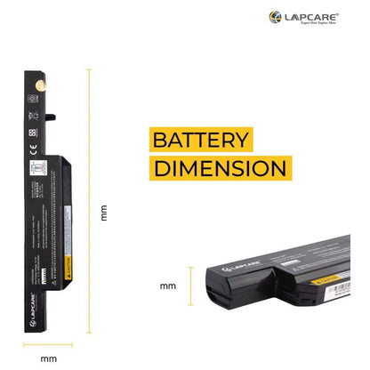 HCL Clevo C4500 Compatible Laptop Battery 48.84Whr 4400mAh 11.1V 6 Cell