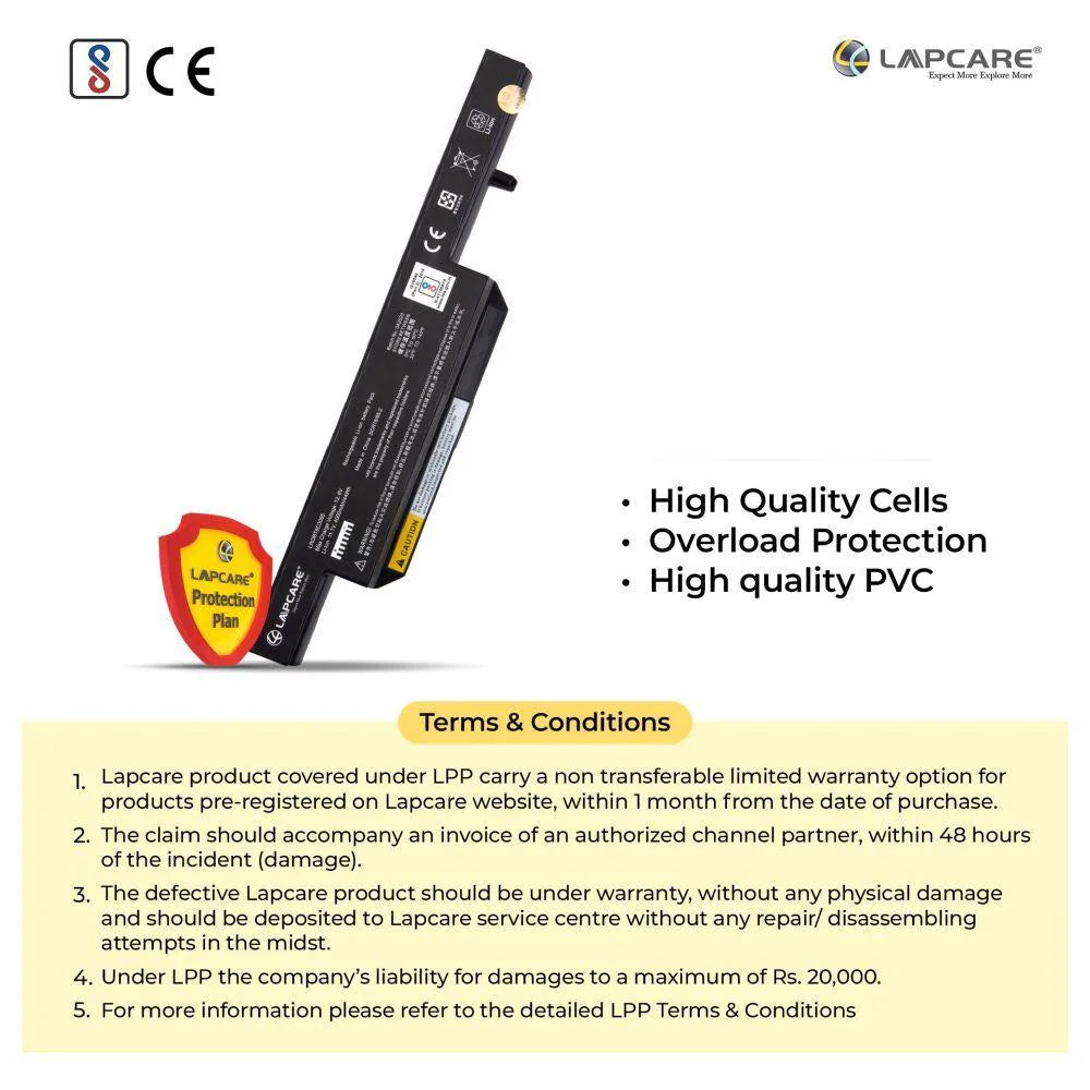 HCL Clevo C4500 Compatible Laptop Battery 48.84Whr 4400mAh 11.1V 6 Cell