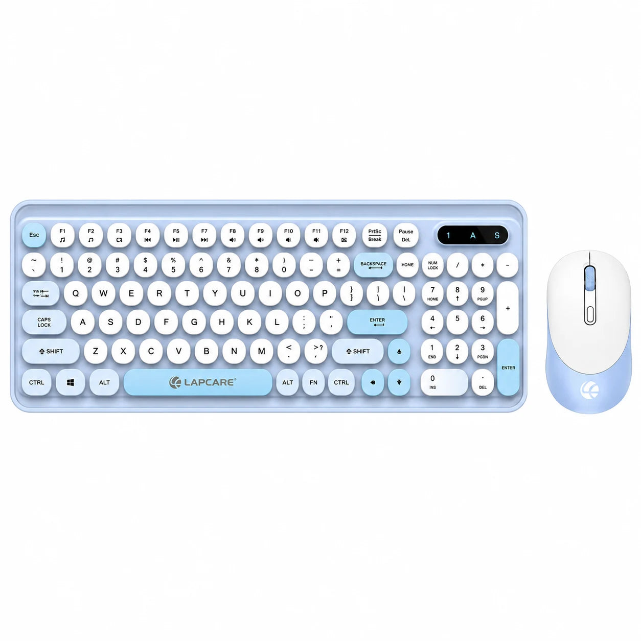 Lapcare Ramon 1 WL-105 wireless keyboard and mouse combo with multimedia shortcut keys and precision wireless mouse