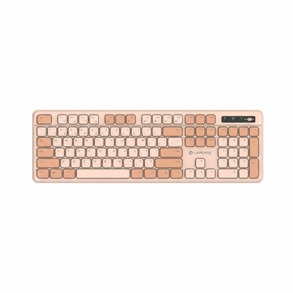 Lapcare Ramon 5 WL-108 wireless keyboard full-size layout with numeric keypad and multimedia function keys