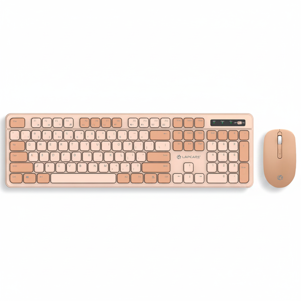 Lapcare Ramon 5 WL-108 wireless keyboard and mouse combo with full-size keyboard and 3200 DPI wireless mouse.