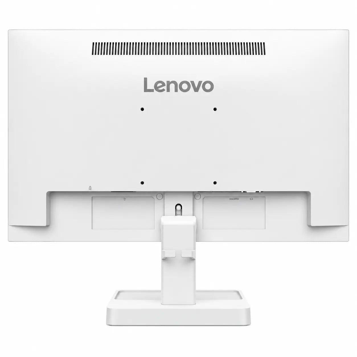 Lenovo L22-42 21.5-inch monitor rear view showing cloud grey design and VESA mount support