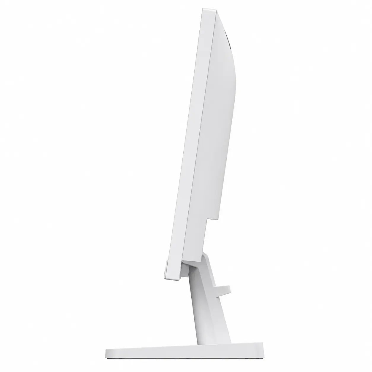Lenovo L22-42 monitor right side profile showcasing slim design and adjustable tilt stand