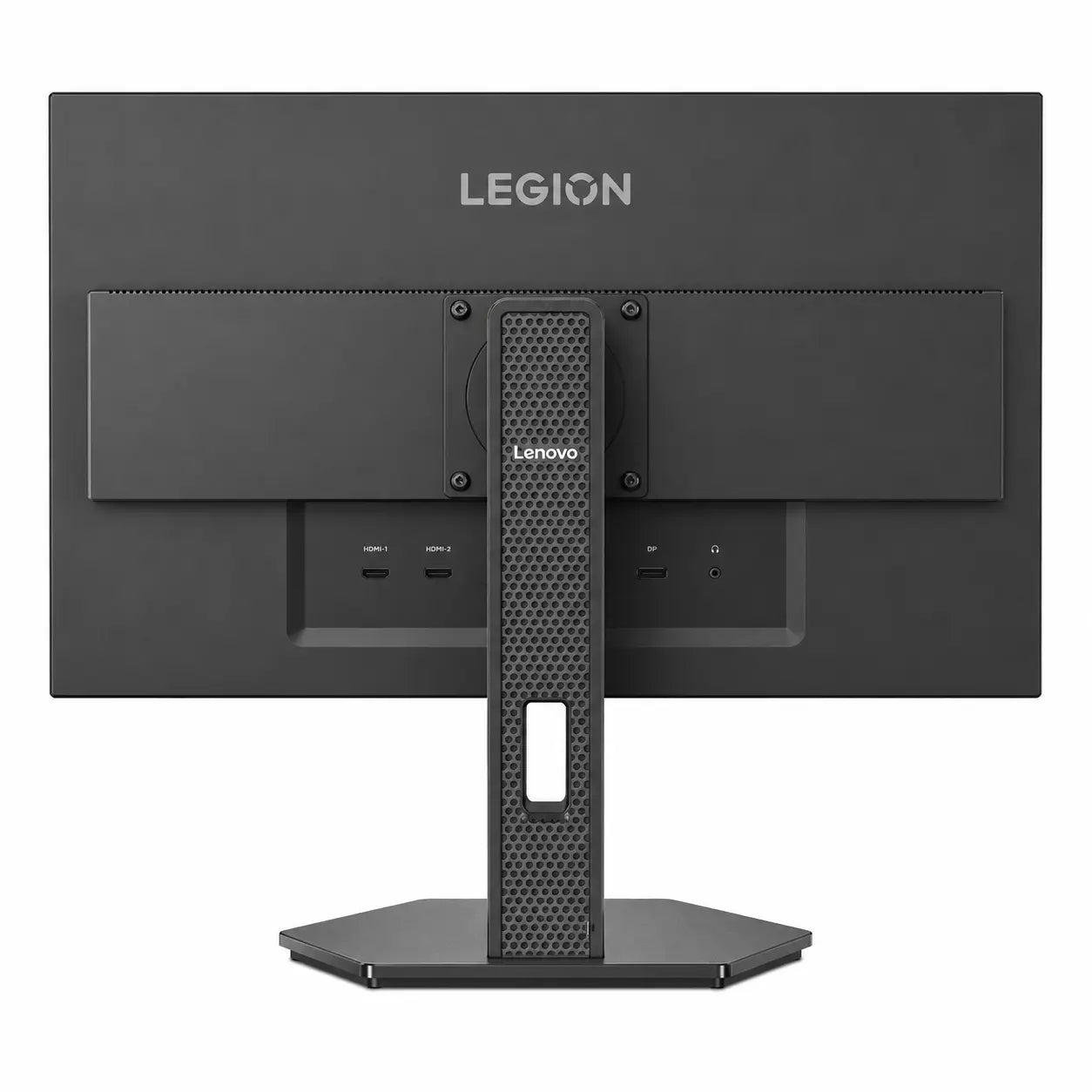 Back view of Lenovo Legion 27-10 gaming monitor with DisplayPort and HDMI connectivity