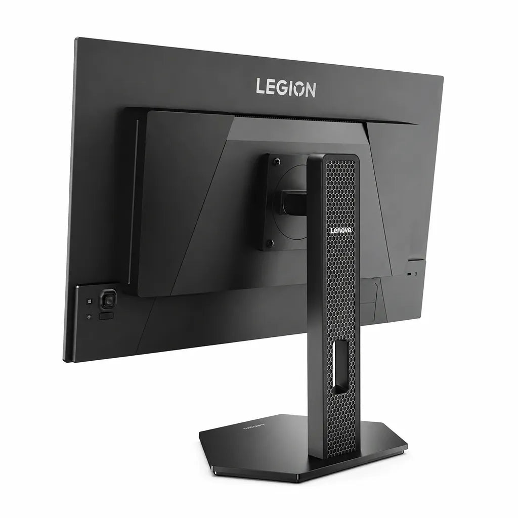 Lenovo Legion 27Q-10 OLED gaming monitor rear view showing the adjustable stand design -tpstech.in