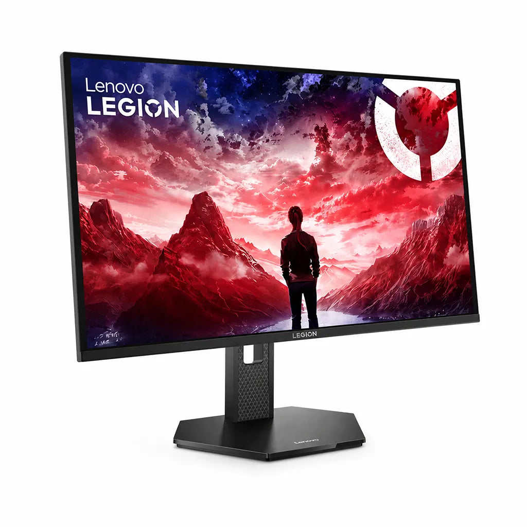 Lenovo Legion 27Q-10 OLED QHD gaming monitor front view with immersive display and ergonomic stand -tpstech.in