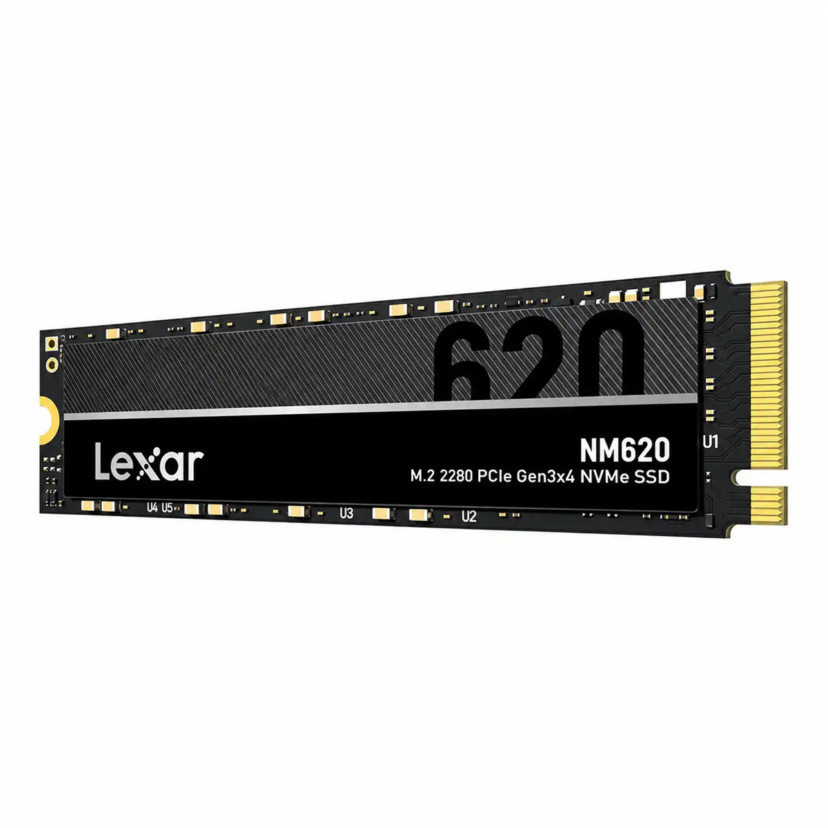 Lexar NM620 256GB NVMe SSD PCIe Gen3x4 M.2 2280 Angled Profile -tpstech.in