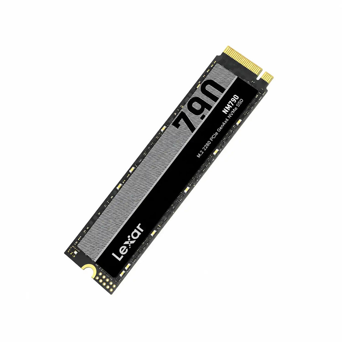 Lexar NM790 2TB NVMe SSD PCIe Gen4 High-Speed Storage Diagonal Perspective View -tpstech.in