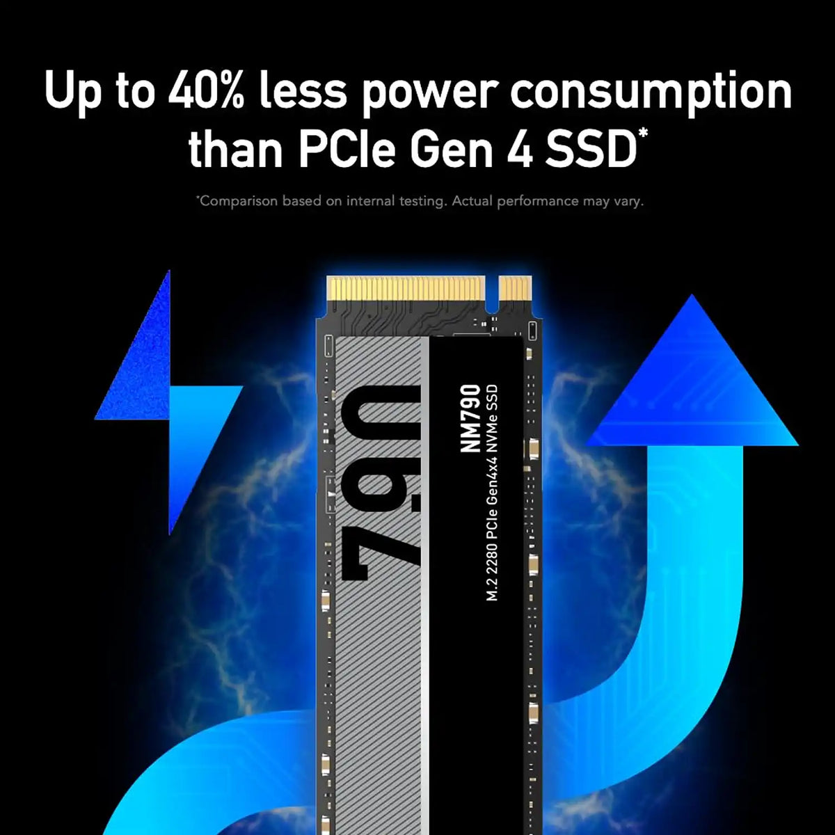 Lexar NM790 2TB NVMe SSD PCIe Gen4 High-Speed Storage Low Power Consumption Feature -tpstech.in