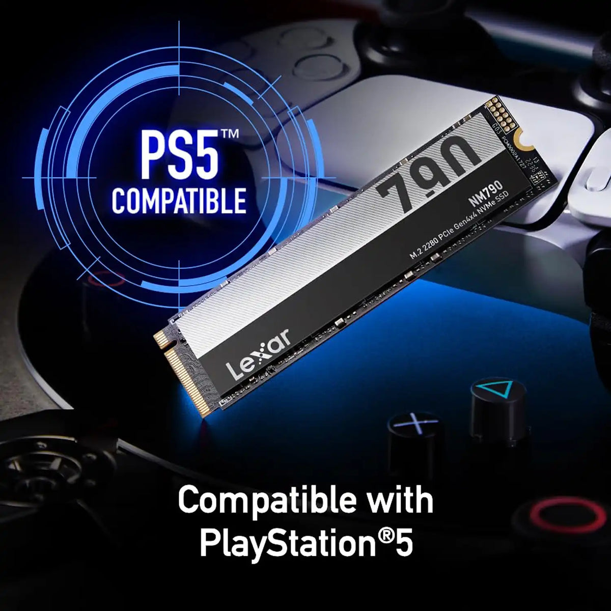 Lexar NM790 2TB NVMe SSD PCIe Gen4 High-Speed Storage PS5 Console Compatible -tpstech.in