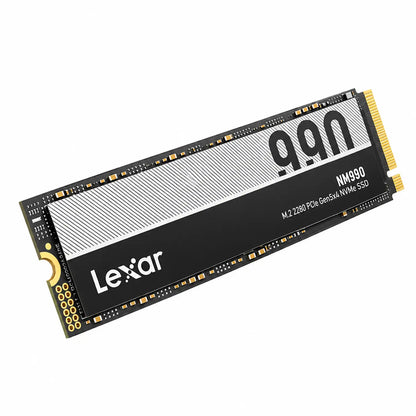 Lexar NM990 4TB PCIe 5.0 NVMe SSD for High-Performance PCs Diagonal Perspective View -tpstech.in