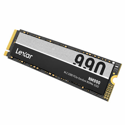 Lexar NM990 4TB PCIe 5.0 NVMe SSD for High-Performance PCs High Angle Perspective View -tpstech.in