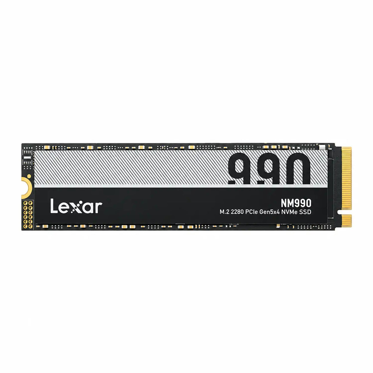 Lexar NM990 4TB PCIe 5.0 NVMe SSD for High-Performance PCs Top Down View -tpstech.in