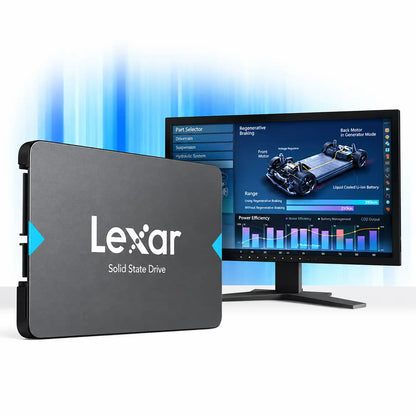 Lexar NQ100 256GB SATA SSD 2.5-inch Internal Drive with PC Monitor Display -tpstech.in