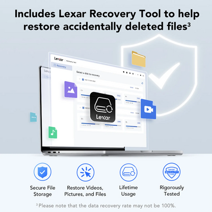 Lexar SL300 1TB Portable SSD with 1050MB/s Speed for PC Mac and Mobile Data Recovery Tool Software -tpstech.in