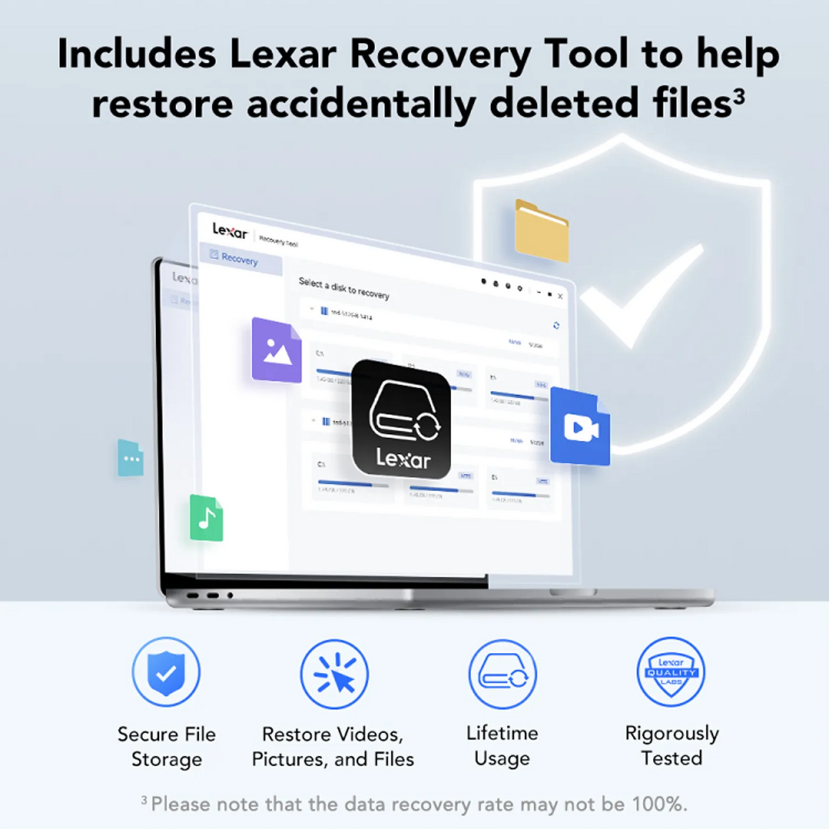 Lexar SL300 2TB Portable SSD High-Speed USB 3.2 Gen 2 Storage Data Recovery Software Tool -tpstech.in