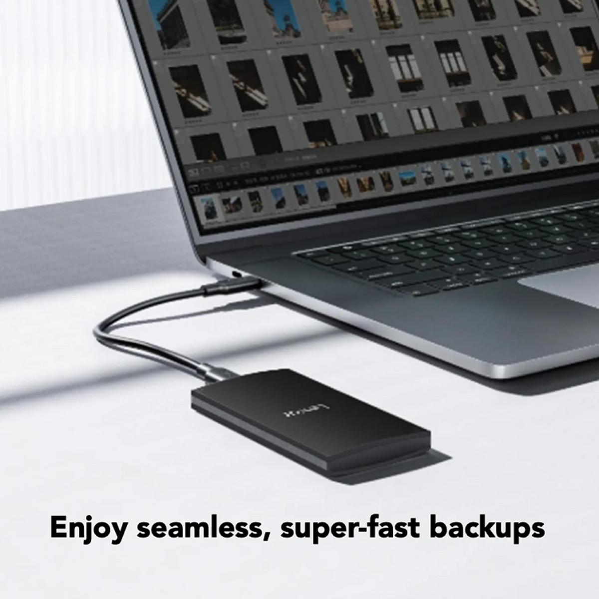 Lexar SL300 2TB Portable SSD High-Speed USB 3.2 Gen 2 Storage Connected to Laptop for Seamless Backup -tpstech.in
