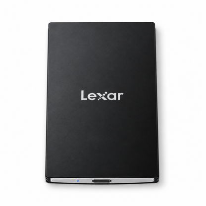 Lexar SL500 1TB Portable SSD USB 3.2 Gen 2x2 High Speed External SSD Top-Down Front View -tpstech.in