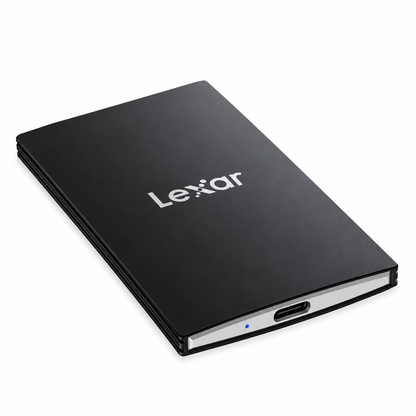 Lexar SL500 2TB Portable SSD USB 3.2 Gen 2x2 High-Speed Storage Isometric Angle View -tpstech.in