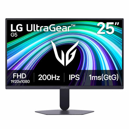 LG 25G523B-B UltraGear 25-inch 200Hz FHD Gaming Monitor Front Screen Display -tpstech.in