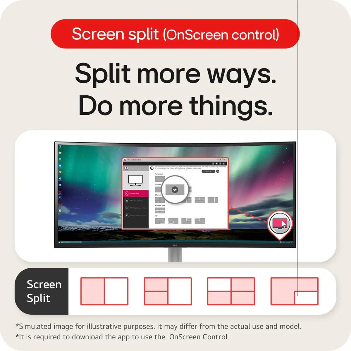 LG 25MS550-B 24.5 inch FHD IPS monitor with OnScreen Control Screen Split feature-tpstech.in