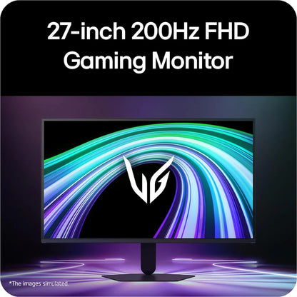 LG 27G523B UltraGear 27 Inch FHD IPS Gaming Monitor 200Hz Front Screen Display -tpstech.in
