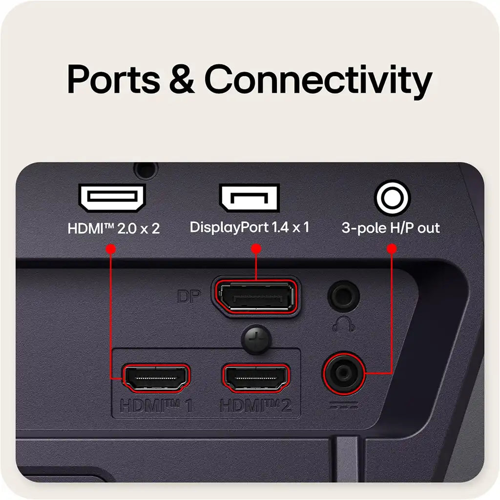 LG 27G523B UltraGear 27 Inch FHD IPS Gaming Monitor 200Hz HDMI DisplayPort and Headphone Out Ports -tpstech.in