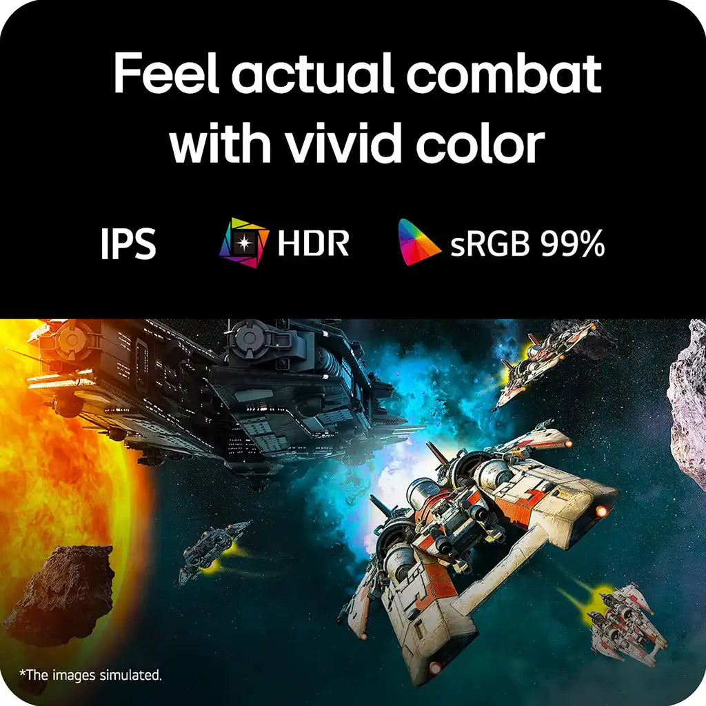 LG 27G523B UltraGear 27 Inch FHD IPS Gaming Monitor 200Hz Vivid Color IPS HDR sRGB 99 Percent -tpstech.in
