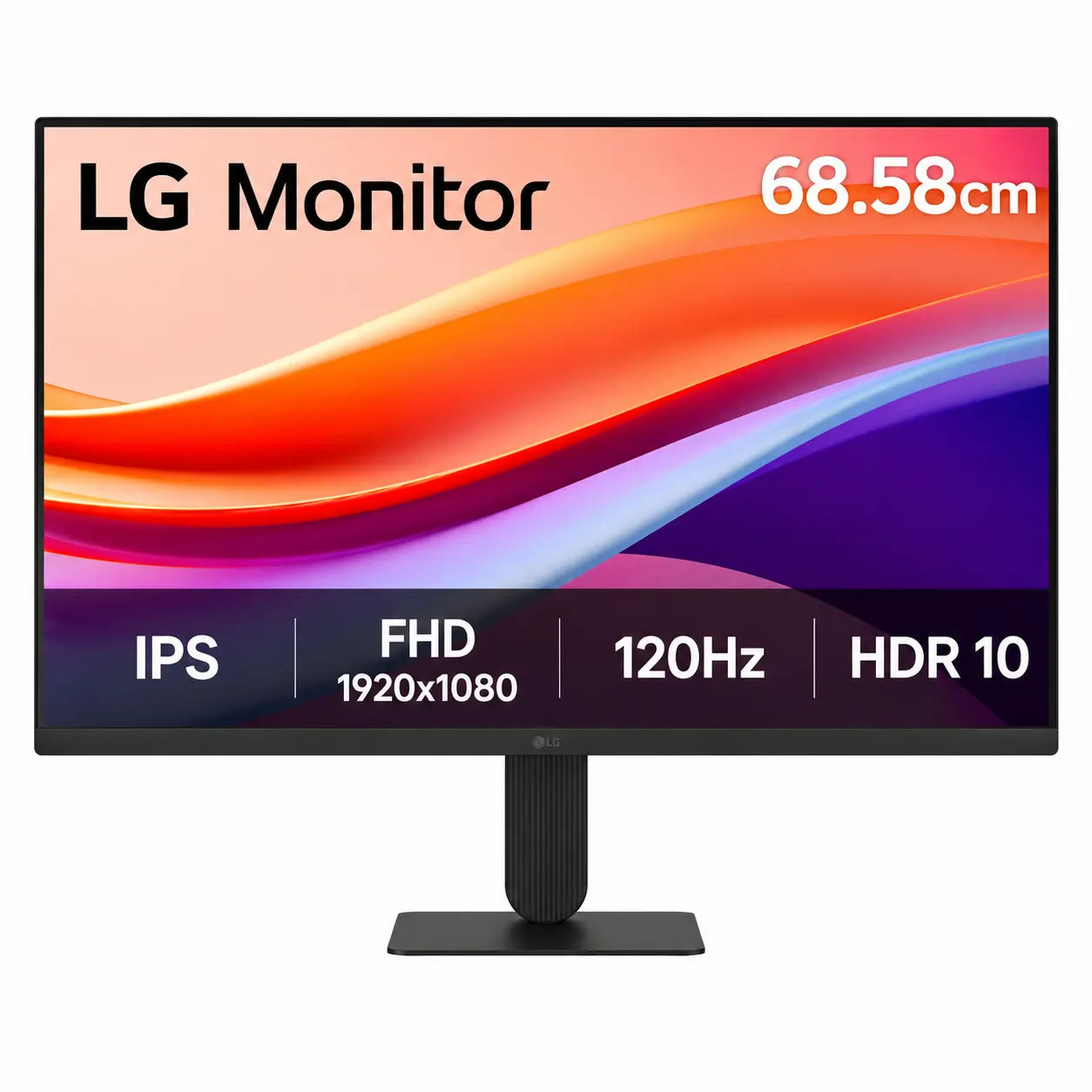 LG 27U411A-B 27-inch IPS monitor featuring Full HD resolution, 120Hz refresh rate and HDR10 support